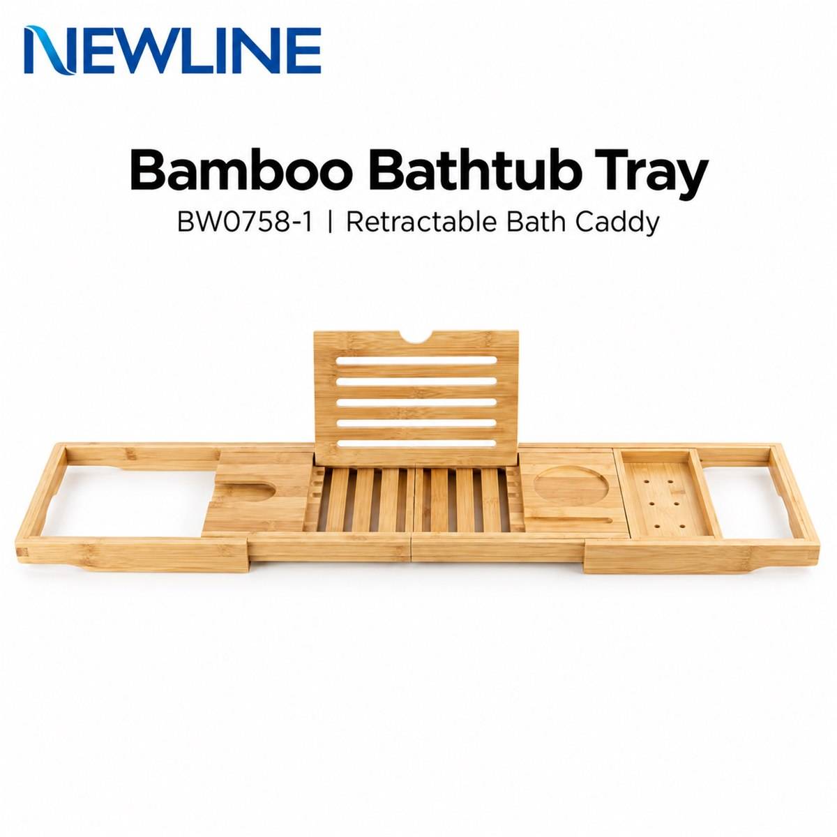 BW0758-1 Retractable Bathtub Tray